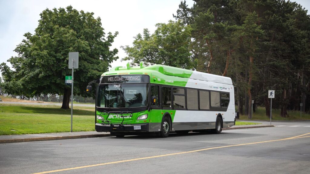 B.C. Transit rolls out new electric buses in Victoria. June 25, 2025 | BC Transit photo