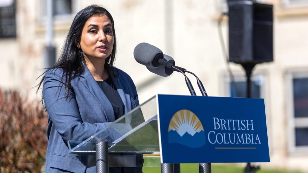 B.C. Attorney General Niki Sharma, April 12, 2023 | BC Government photo