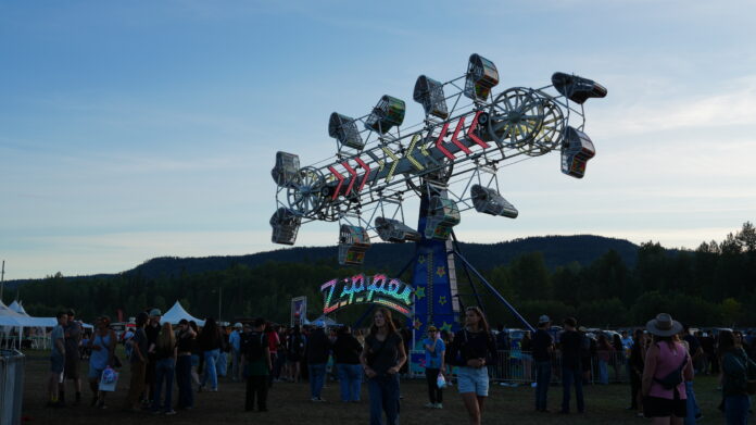 Photo of the zipper taken at the 2025 Bulkley Valley Exhibition in Smithers by Logan Flint