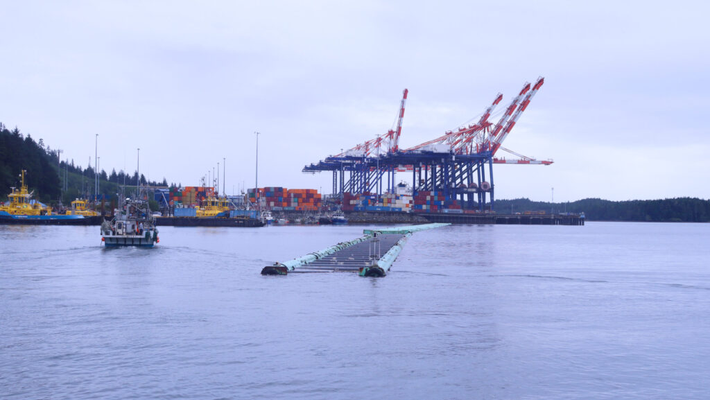 The Fairview Container Terminal on the port of Prince Rupert