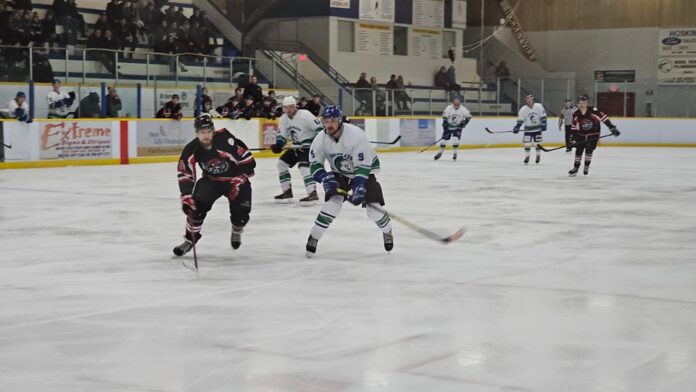 Prince Rupert Rampage VS. the Smithers Steelheads. Photo by Logan Flint