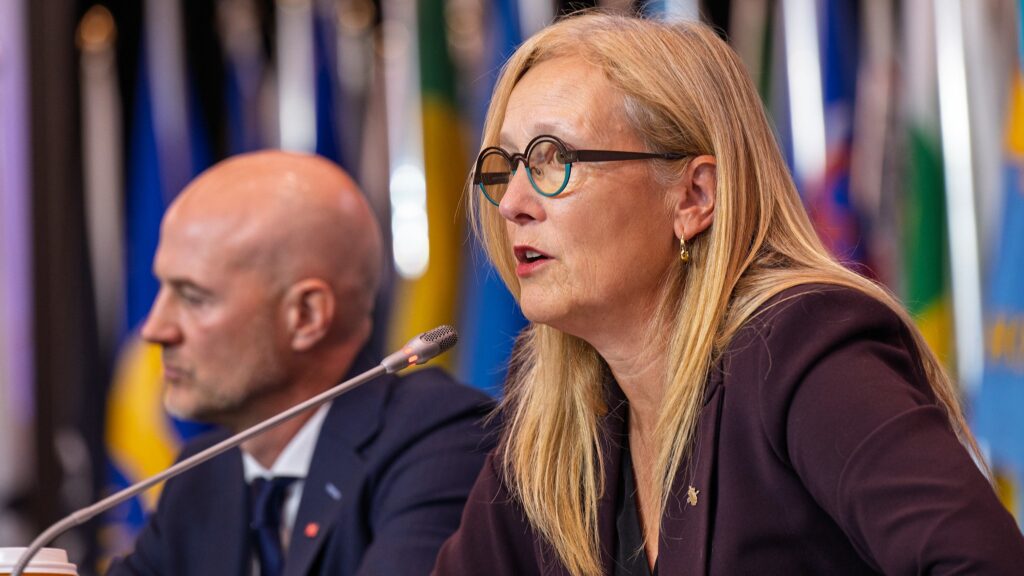 Finance Minister Brenda Bailey