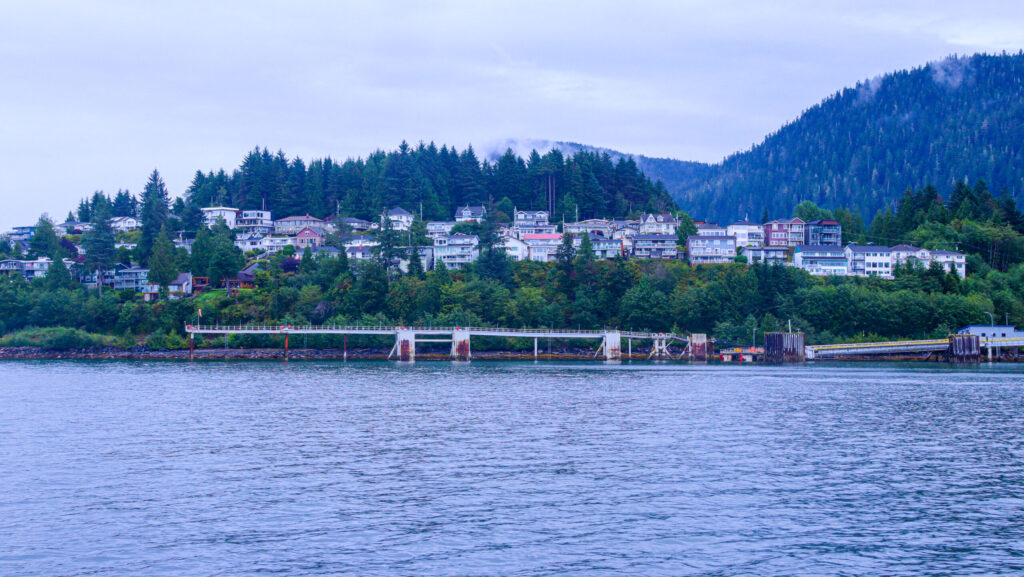 The City of Prince Rupert as seen from the ocean