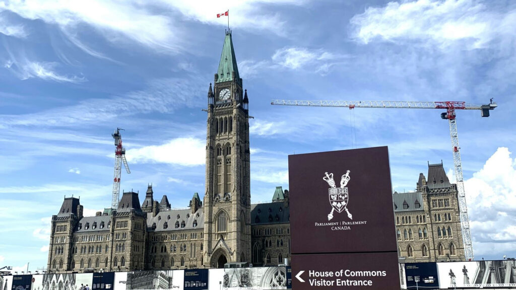 Parliament Hill, Ottawa. Photo by Richard Coffin, Vista Radio